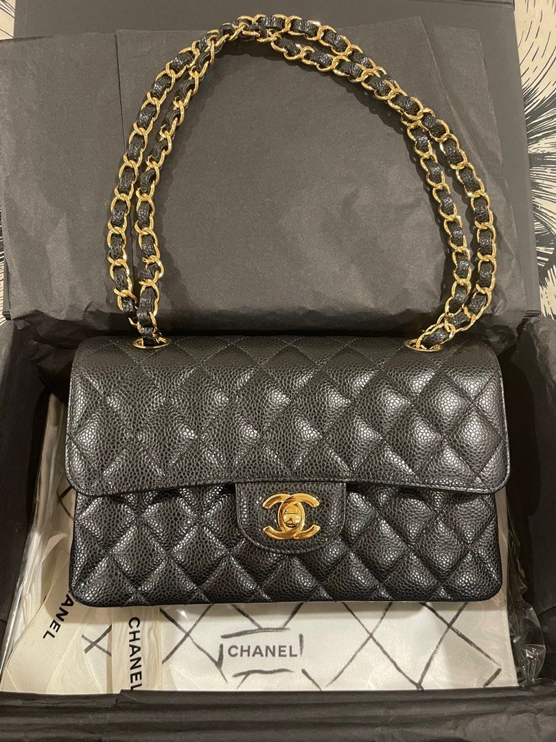 Authentic Chanel small classic double flap