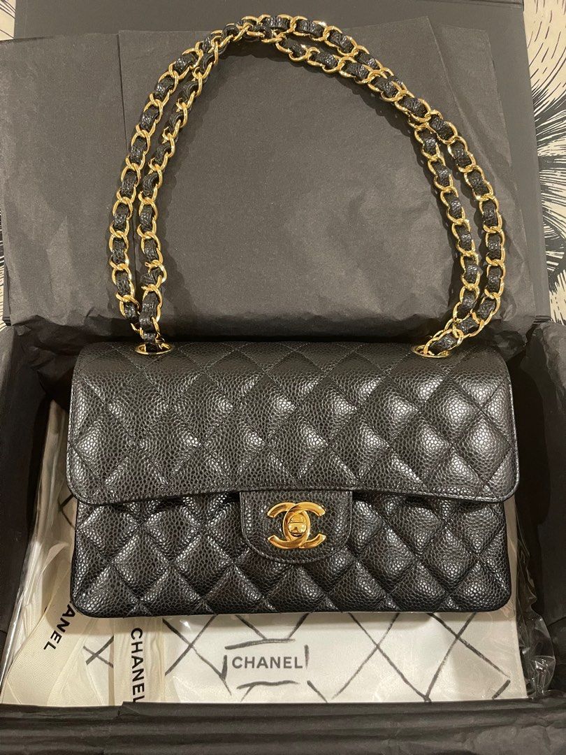 Authentic Chanel small classic double flap, Luxury, Bags & Wallets on  Carousell