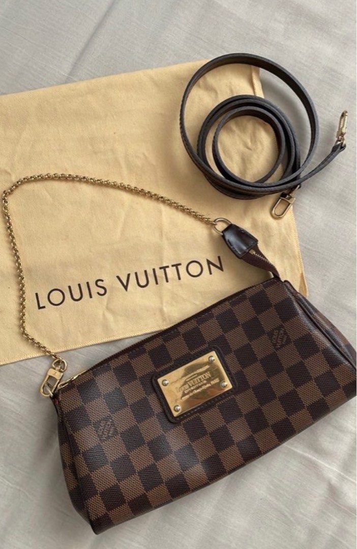 SOLD) Louis Vuitton Damier Ebene Eva Clutch (Two Ways Carry) Louis Vuitton  Kuala Lumpur (KL), Selangor