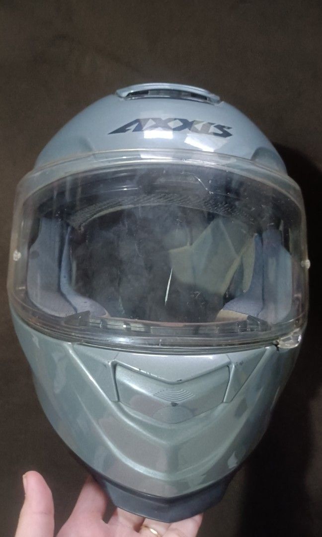 Axxis Dual Visor Helmet, Motorbikes, Motorbike Parts & Accessories