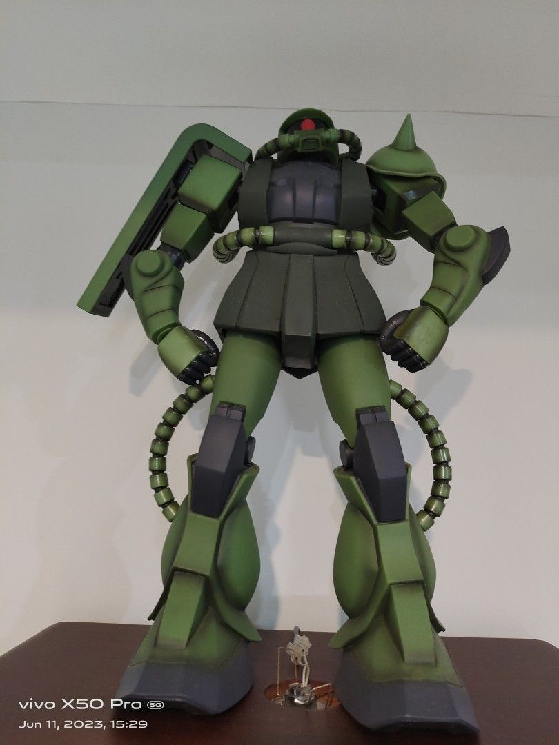 Bandai Jumbo Grade MS 06 Zaku-II, Hobbies & Toys, Toys & Games on 