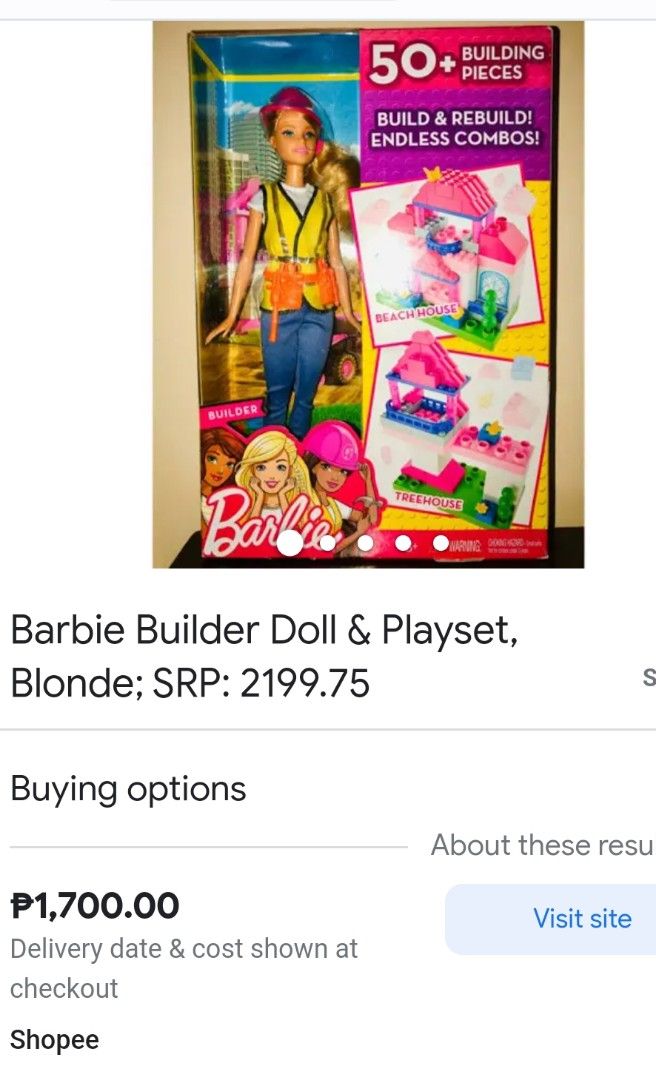 Barbie Build & Rebuild Doll and Playset, Hobbies & Toys, Toys & Games on Carousell