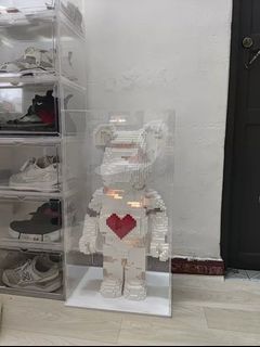 GOTO 1000% Transparent Display Box for Bearbrick 1000%, Bearbrick 400%,  Sneakers, Collectibles, Bearbrick Case, Display Case, Display Stand