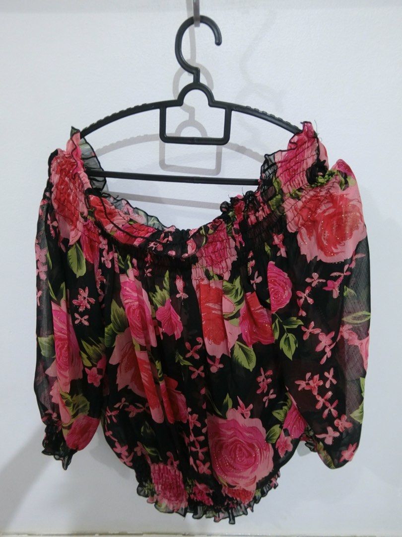 Beautiful Sheer Top, Women's Fashion, Tops, Other Tops on Carousell