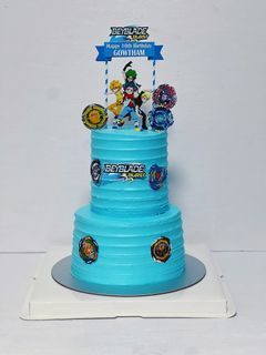 Butterfly Cake: Bakugan and Beyblade Cake For TRE