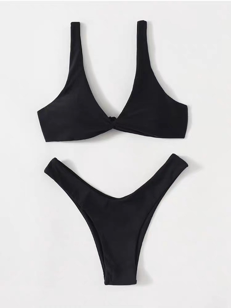 Black Bikini Set, Women's Fashion, Swimwear, Bikinis & Swimsuits on