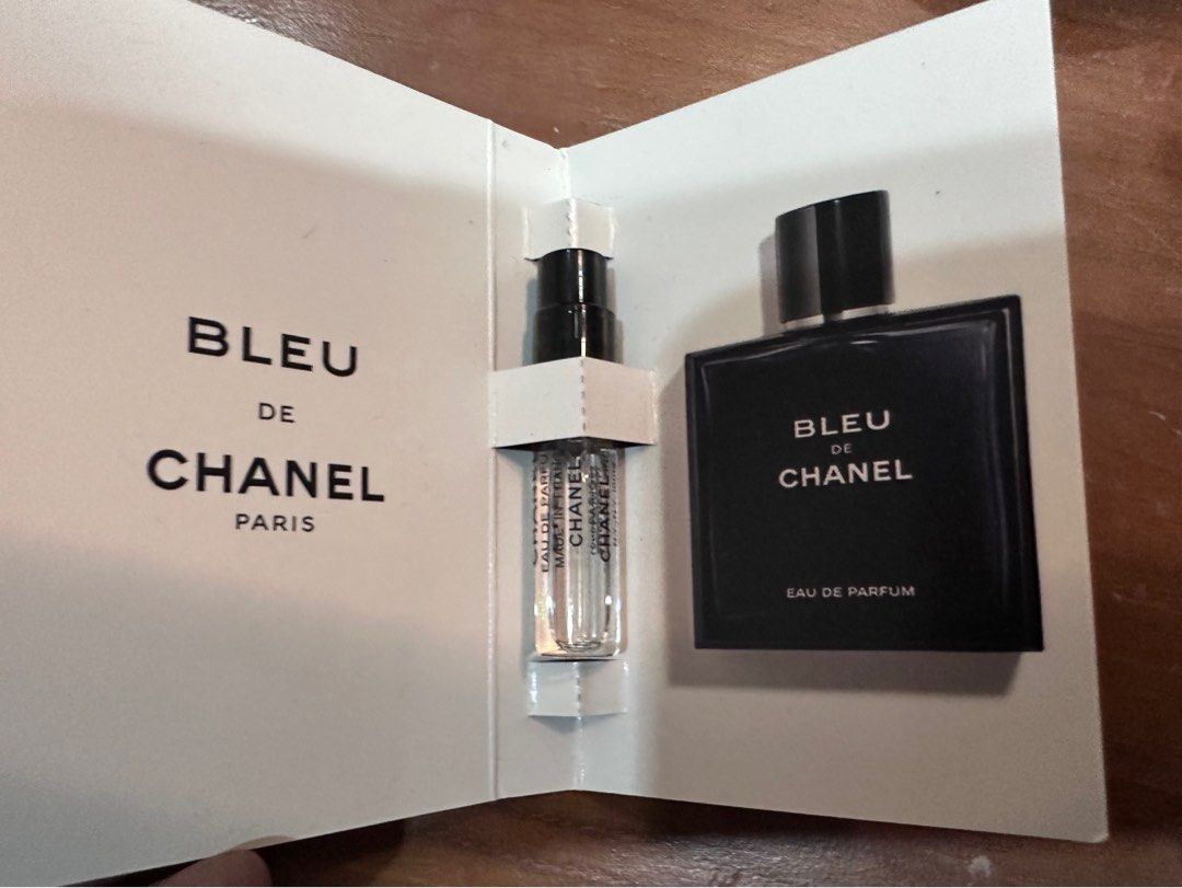 Bleu de Chanel Paris, parfum Bleu for men sample 1.5ml, Kesehatan &  Kecantikan, Parfum, Kuku & Lainnya di Carousell