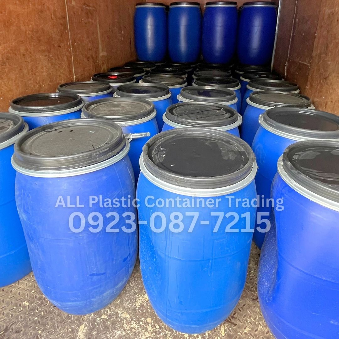 Blue Plastic Drum 120 Liter HDPE Barrel 30 Gallon Chemical Grade