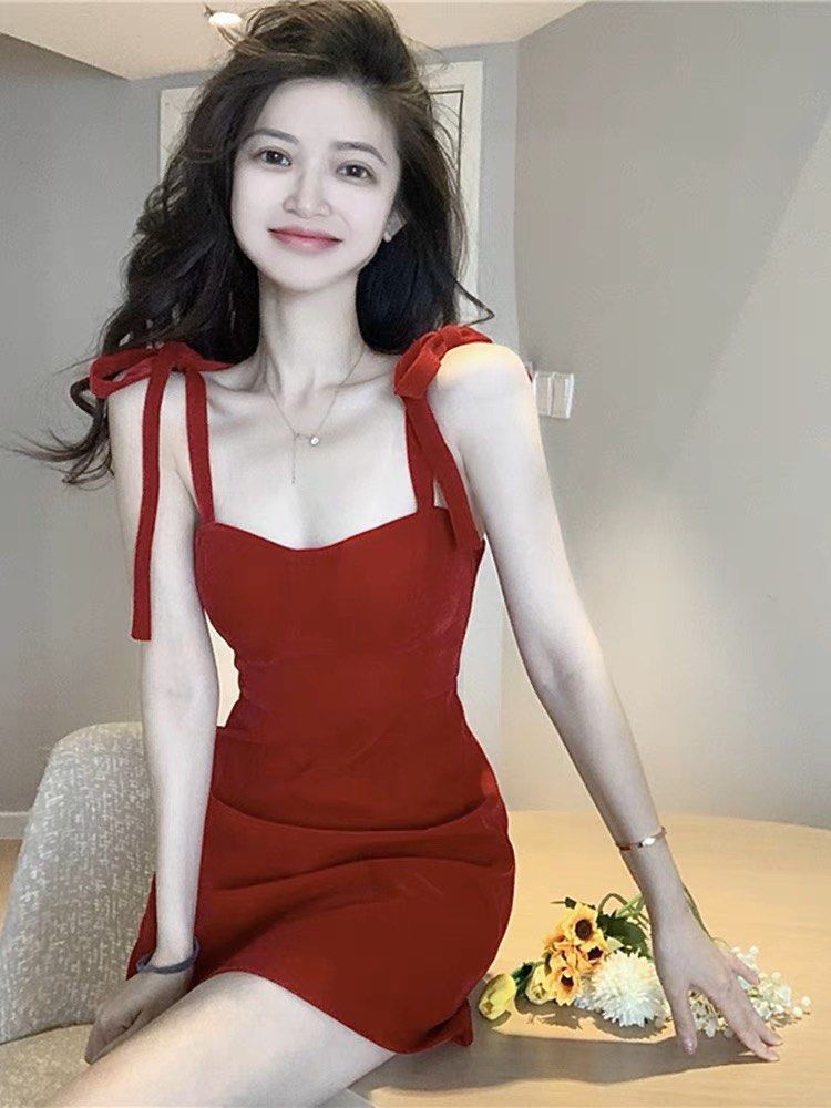 Red girl deals brand dress
