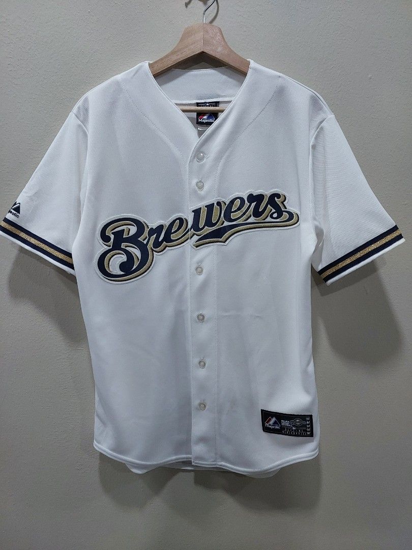 MLB Brewers Jersey (Tags: Vtg, Vintage, 90s, Baseball, Majestic