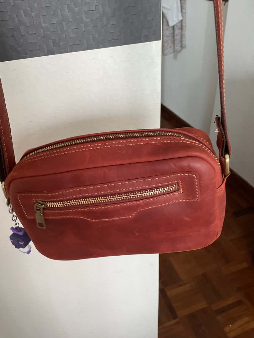 Frye leather zip hot sale camera crossbody bag