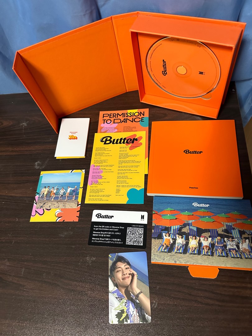 BTS BUTTER ALBUM peaches edition on Carousell