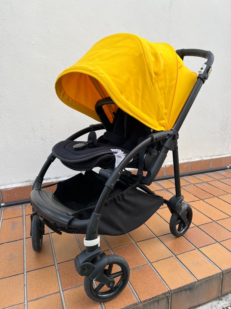 値下げ】Bugaboo Bee6 ブラックフレーム×イエロー（Bugaboo Bee