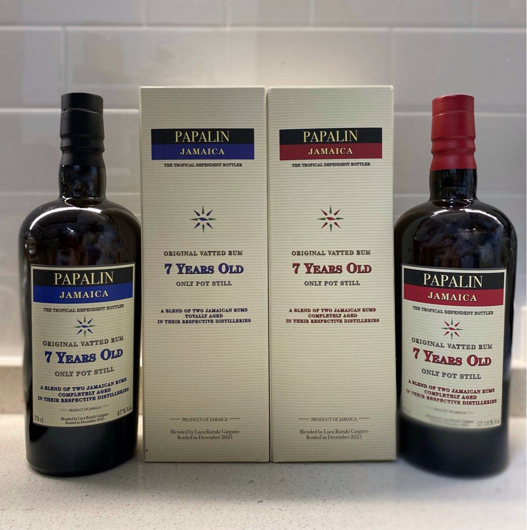 [Bundle] Papalin Rum 7 Years Old Worthy Park Hampden, Food & Drinks ...