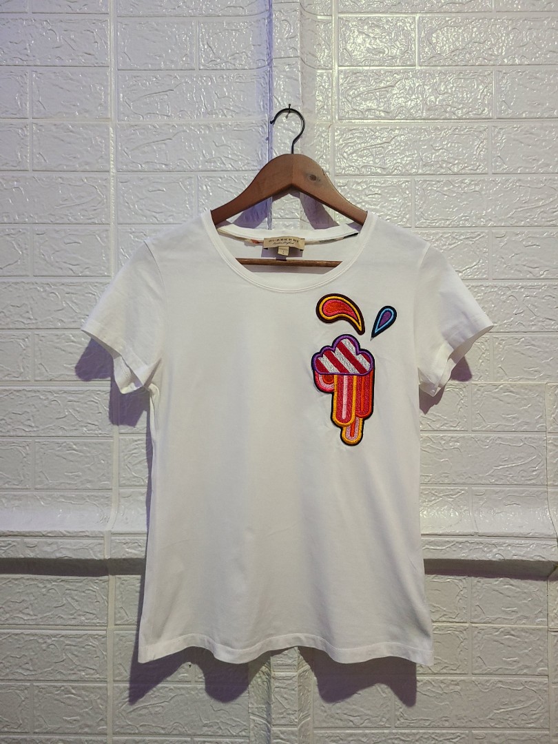 BURBERRY ICE CREAM TEE ( AUTHENTIC), Women's Fashion, Tops, Shirts on ...