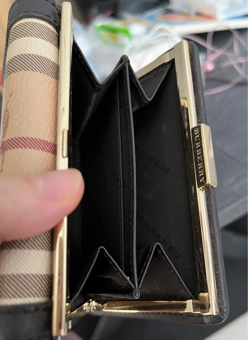 Burberry wallet with coin pouch store