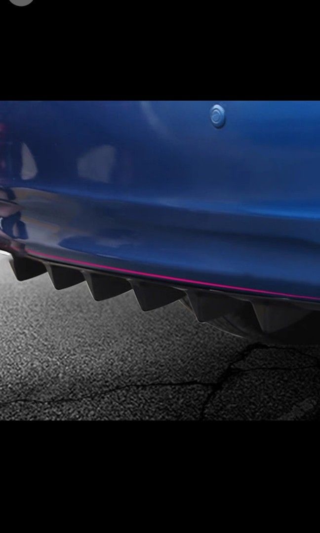 Car Addon Rear Diffuser, Car Accessories, Accessories on Carousell