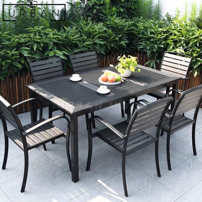 CARDI Modern Outdoor Table & Chairs, Furniture & Home Living, Furniture