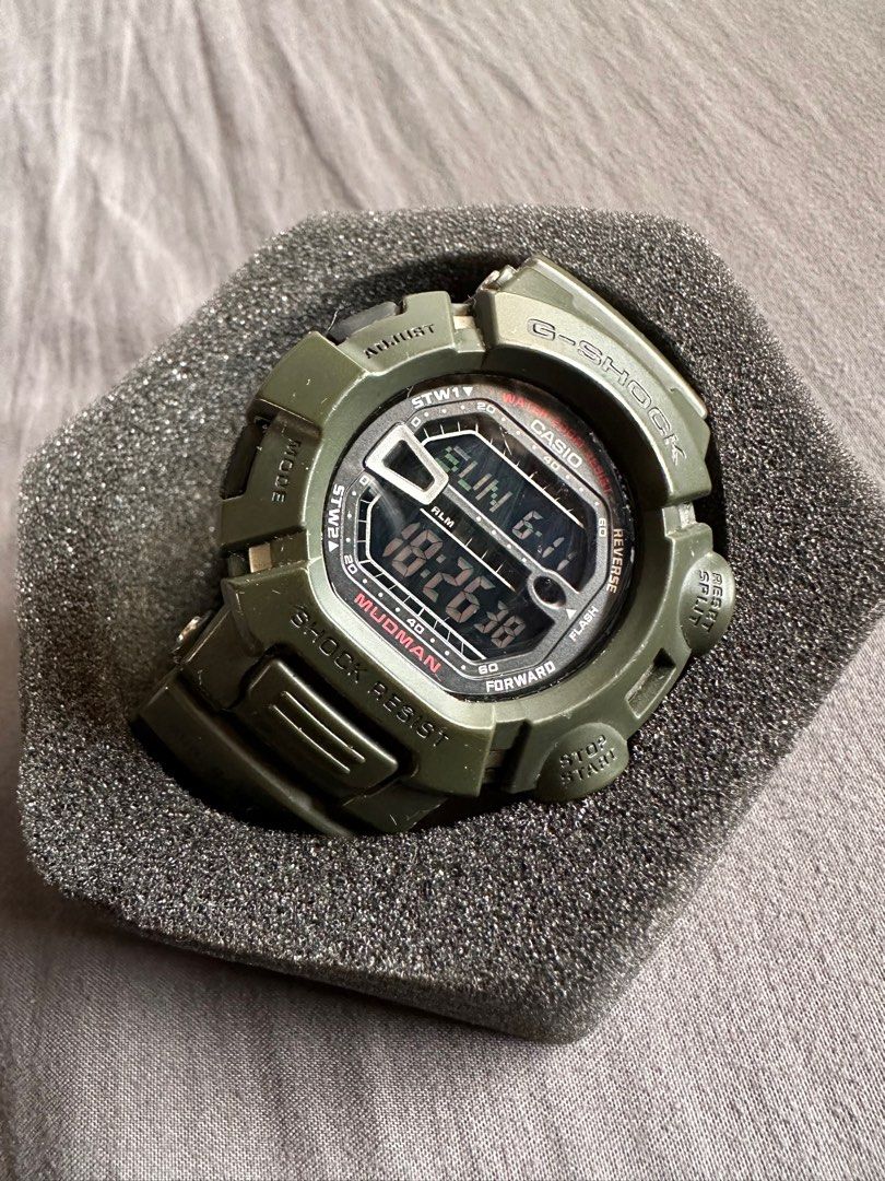 Casio G 9000 3V Men G Shock Mudman Military Green