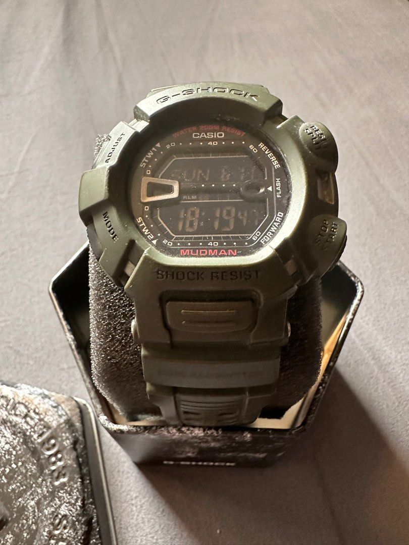 G shock sale mudman military green