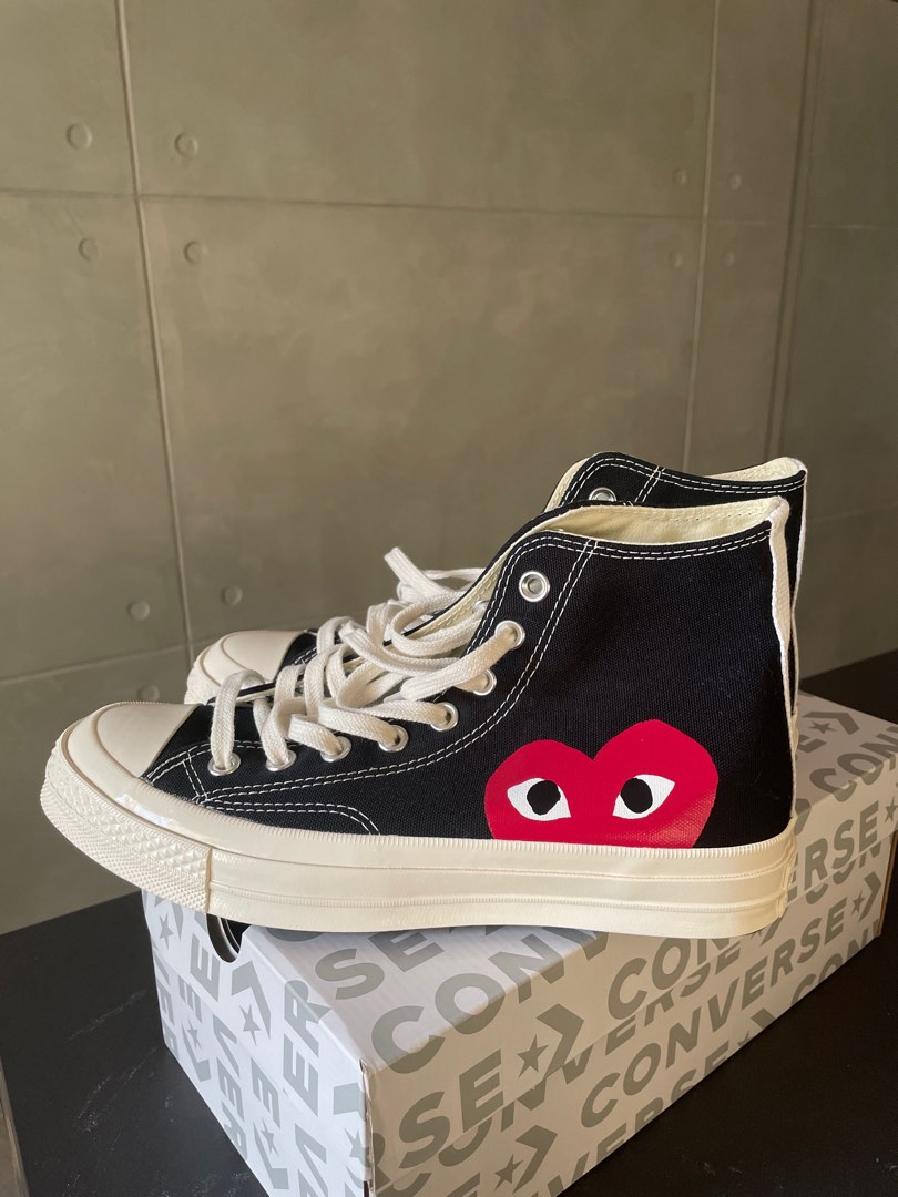 CDG Converse High Top Black Men s Fashion Footwear Sneakers on