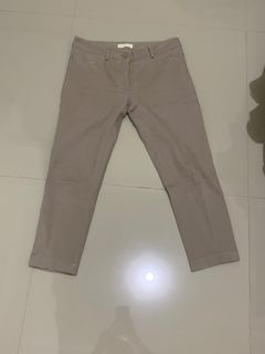 Celana Bahan Kantor-Regular Straight Pants Brown