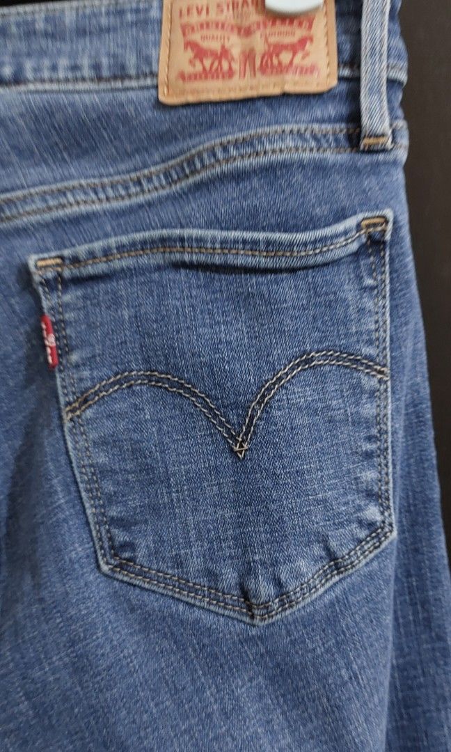 Levi's Slim 712 Celana Jeans Wanita Slim Straight Size [27]