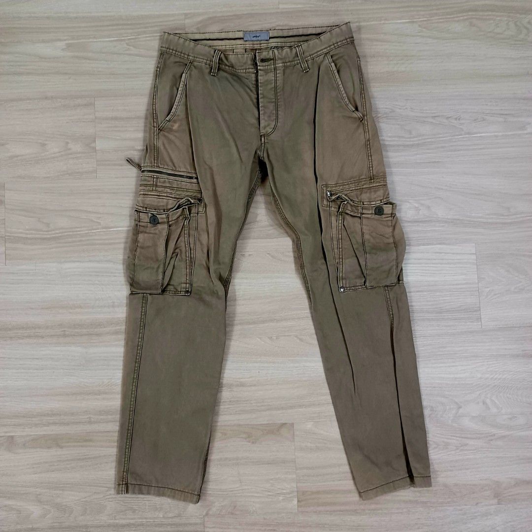 Celio brown cargo pants