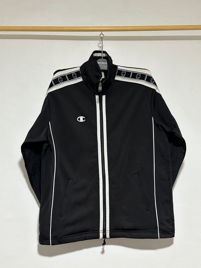 Champion side discount tape track jacket