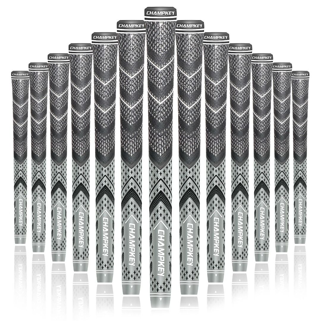 Champkey Premium Hybrid Golf Grips 1310 Pack A, 運動產品, 運動與健身, 運動與健身 有氧健身器材 Carousell
