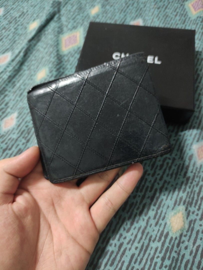 Chanel bifold wallet with box, Luxury, Bags & Wallets on Carousell