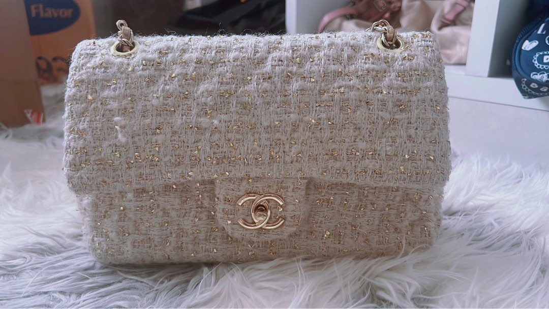 Chanel tweed bag new arrivals