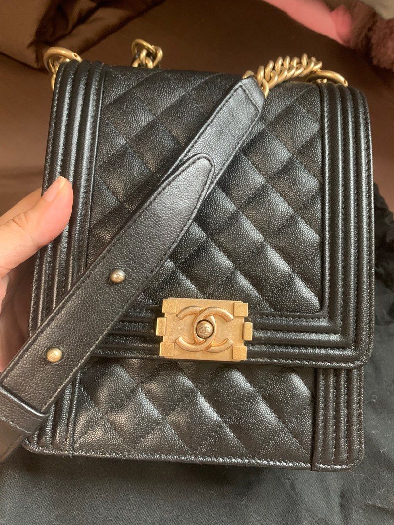 Chanel Vertical Leboy Flap Bag GHW