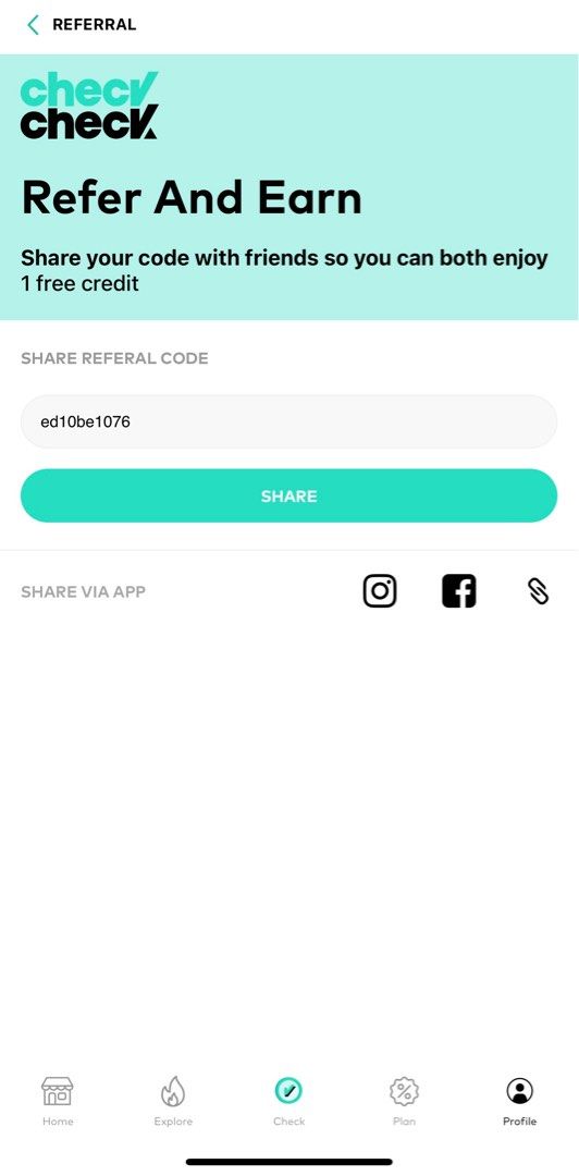 Check Check App Share Referral Code 1 credit 波鞋 Check 真假 DIY Stockx ...