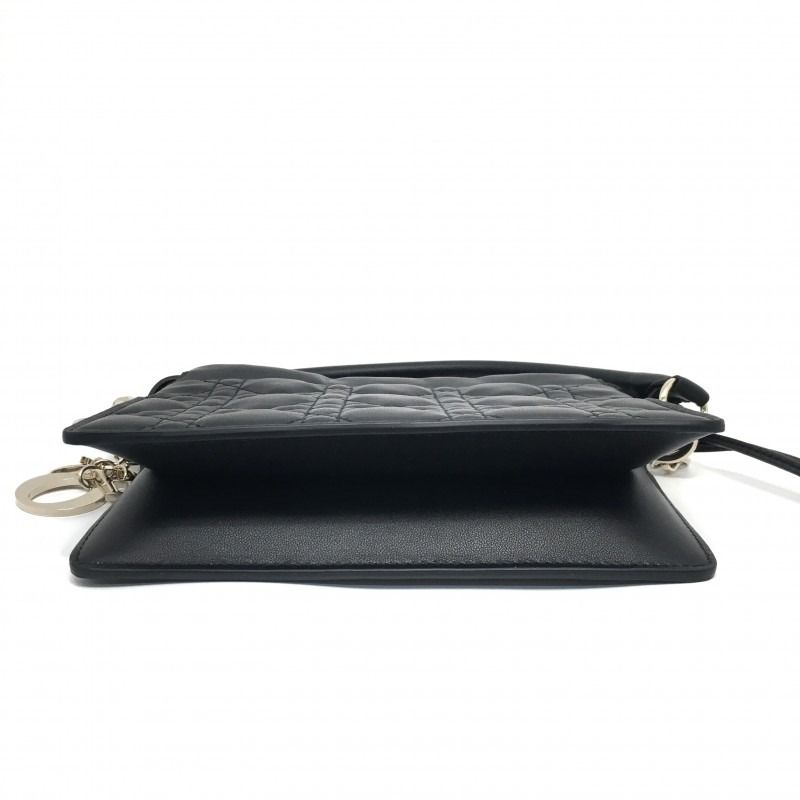 Lady Dior Milly Mini Bag Black Cannage Lambskin