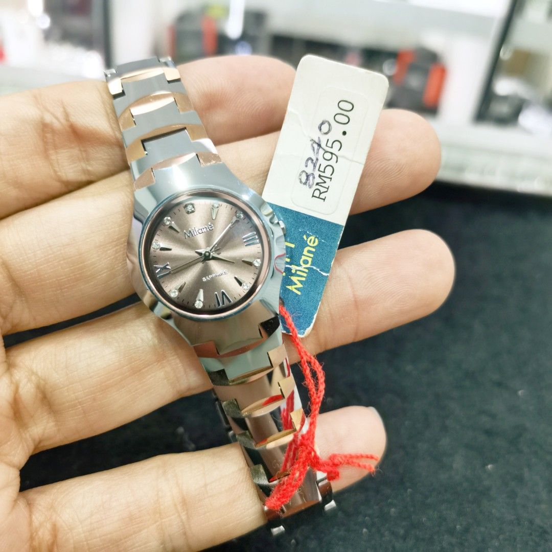Swiss tungsten sapphire sale watch