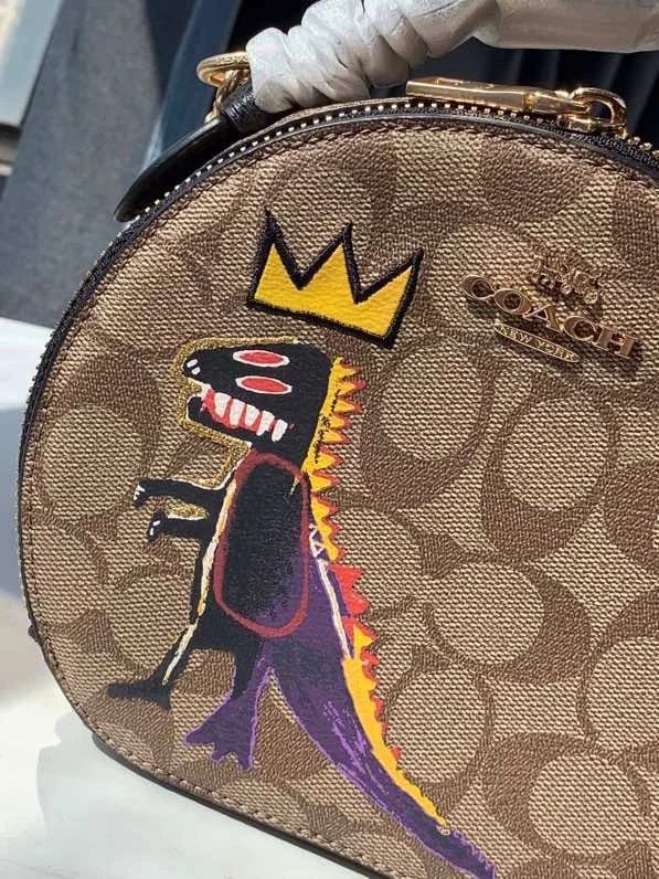 Coach dinosaur backpack deals