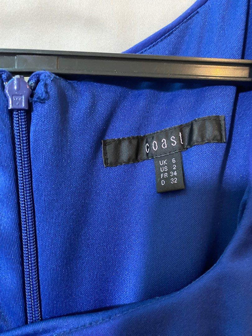 Coast Cobalt Blue Pencil Dress ruched detail, Women's Fashion, Dresses &  Sets, Dresses on Carousell