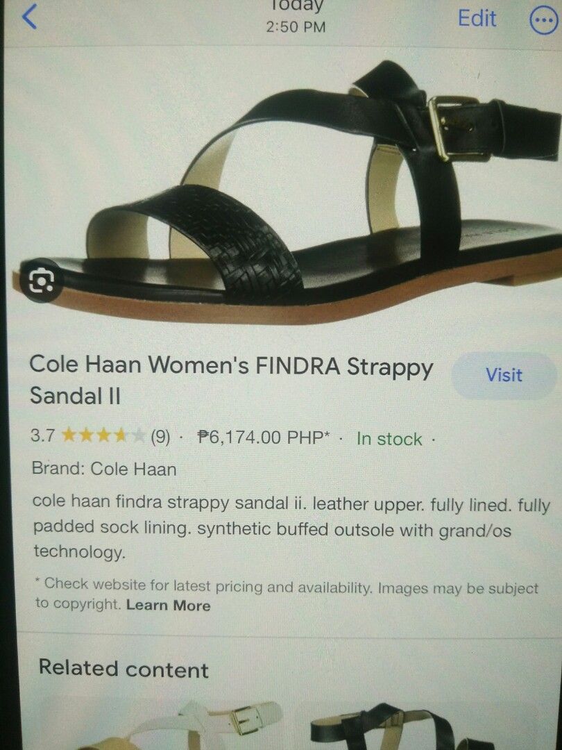 Findra shop strappy sandal