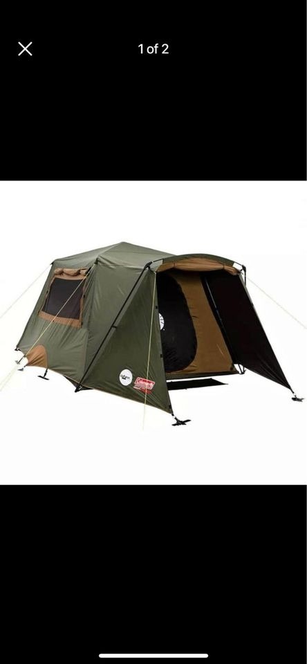 Coleman instant up gold top 6pv dark room tent