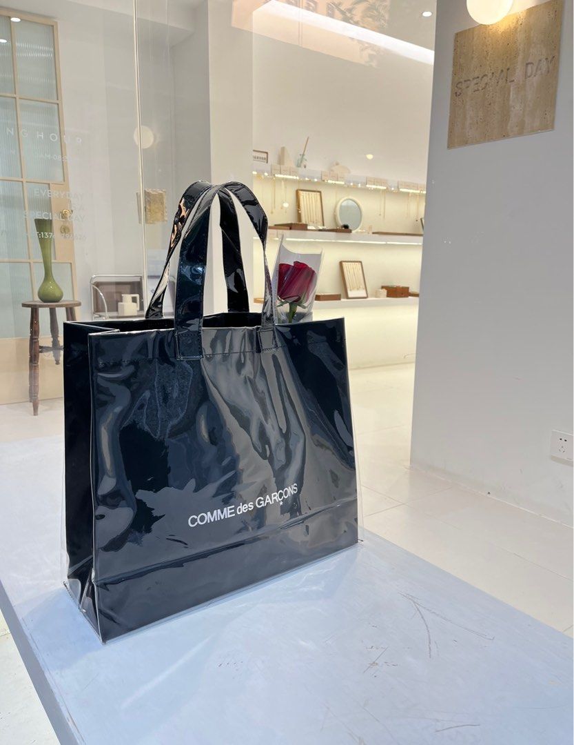 Comme des garcons 2025 black market tote bag