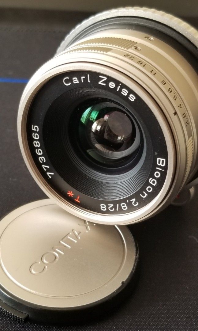 Contax G 28mm f2.8, 攝影器材, 鏡頭及裝備- Carousell