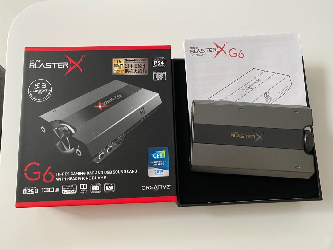 Creative G6 sound Blaster X DAC AmP, Computers & Tech, Parts ...