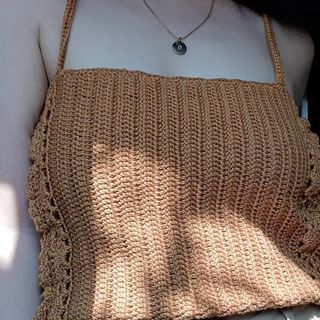 Crocheted Sleeveless Top