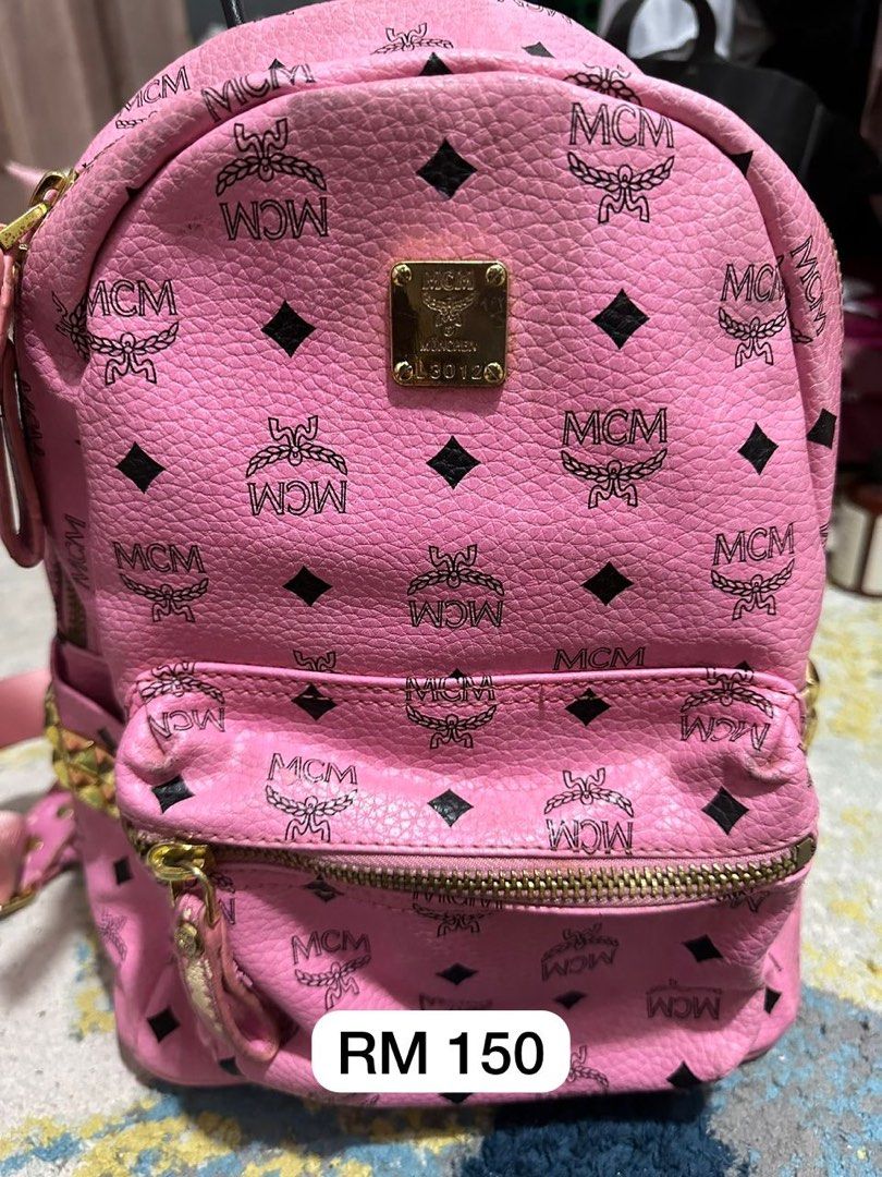 Mcm backpack cheap 2025 fake