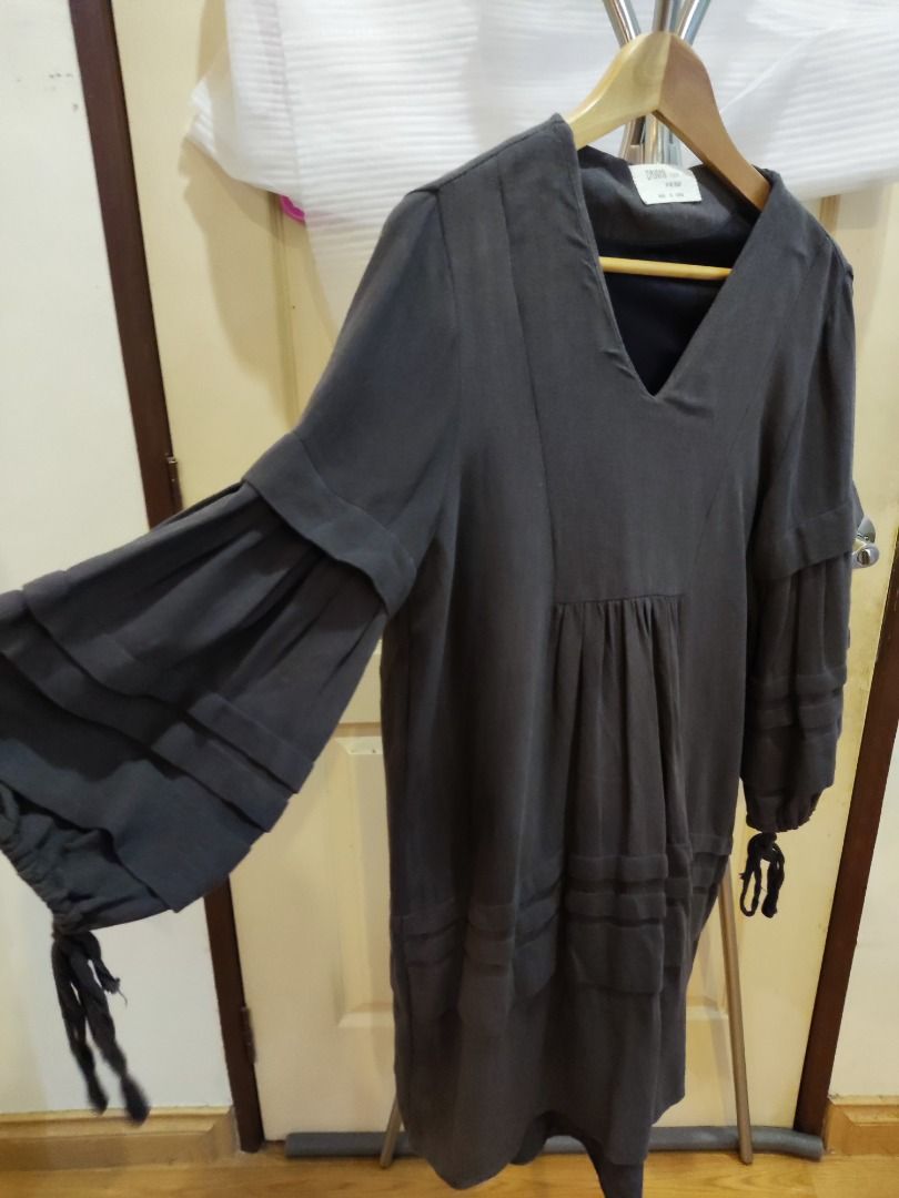 Dark Grey Color Dress, Women's Fashion, Dresses & Sets, Dresses on