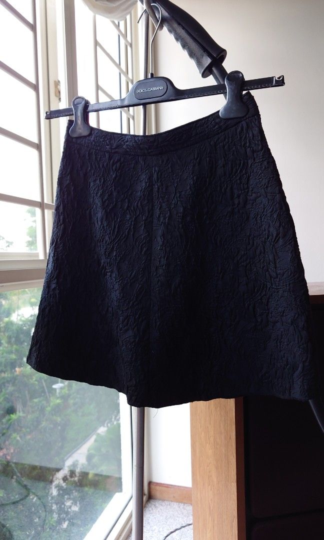 dolce gabbana black skirt