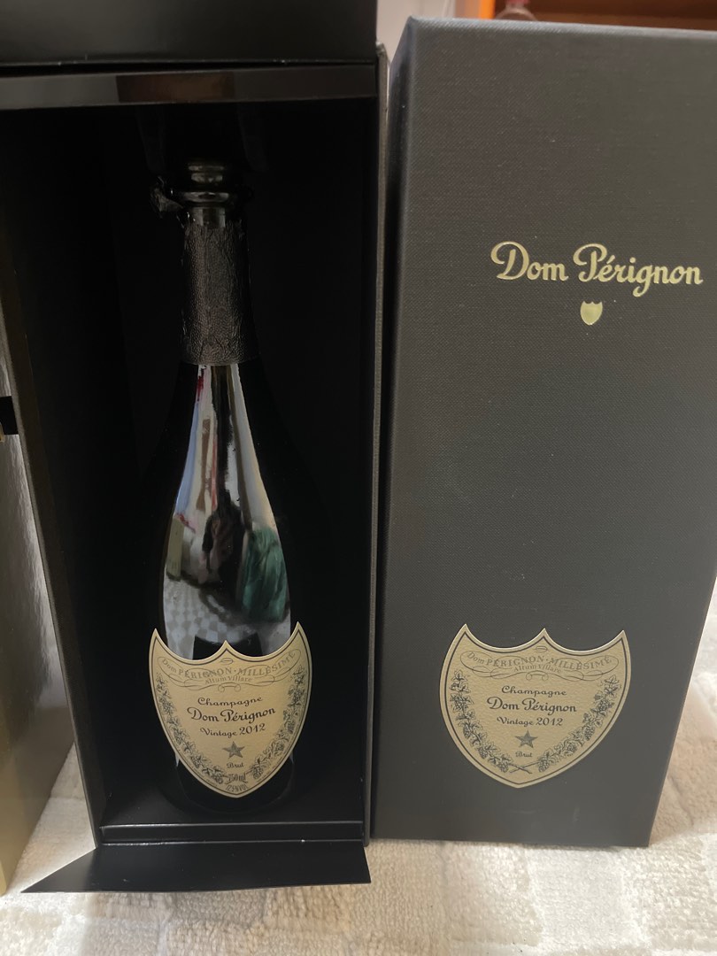 Dom Perignon 2012 empty bottle, Food & Drinks, Alcoholic Beverages on