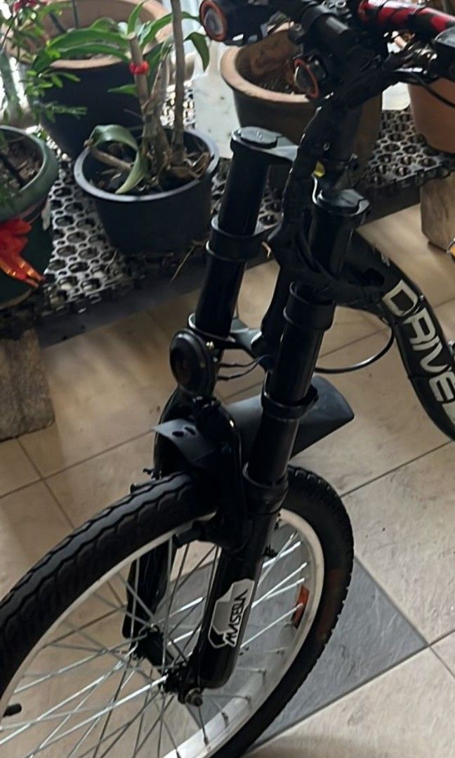 Dual Crown Fork 24 inch Suspension Front Fork suitable for drive 20