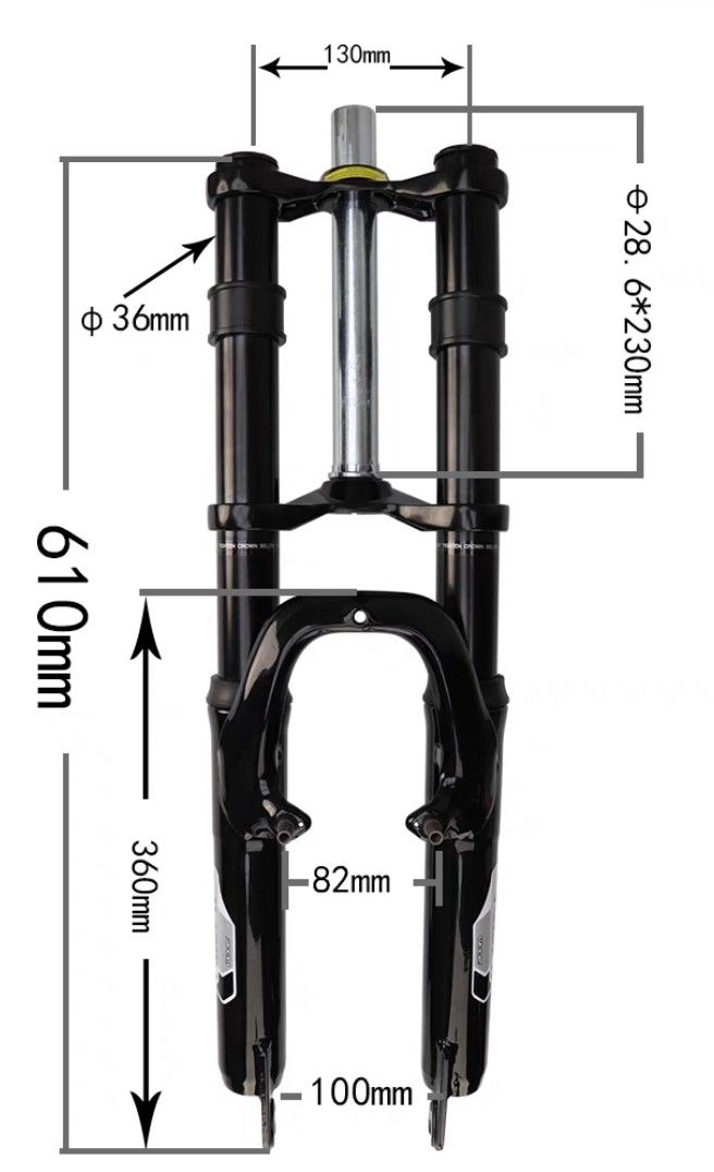 24 inch air fork shop